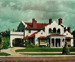 Southern California CA Mission Style Residence UDB Unused Vtg Postcard M Rieder - £3.07 GBP