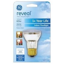 GE 60 Watt Dimmable Color-Enhancing Par16 Halogen Flood Light Bulb - £9.40 GBP