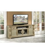 Vendome II  83&quot; TV Stand, Gold Patina &amp; Bone Finish - €1.710,23 EUR