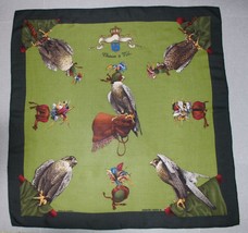 Hermes Cashmere/Silk Scarf - Vintage Chasse a Vol - Henri de Linares - RARE - $449.00