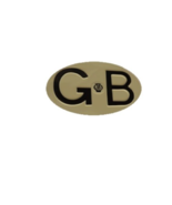 Brass GB Badge Emblem Self Adhesive Classic Car - $16.06