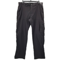 Prana Stretch Zion Pant Men&#39;s 34x30 Gray Roll-Up Hiking Cargo Outdoor St... - $590.73 MXN
