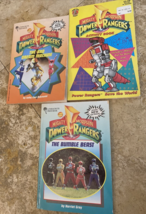 Mighty Morphin Power Rangers Parachute Press Books &amp; Activity book Lot o... - £10.11 GBP