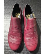 Rieker Shoes Women’s 7 Antistress Block Heel Slip-On Maroon Leather Shoes - €16,18 EUR