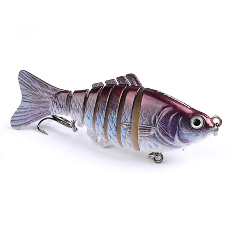 1pcs/Winter fishing gear Bionic Multi-section Swim hard bait10cm/15.5g Artificia - £24.99 GBP