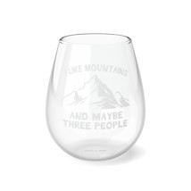 Personalized Stemless Wine Glass, 11.75oz - Perfect for Mountain Lovers - £18.59 GBP