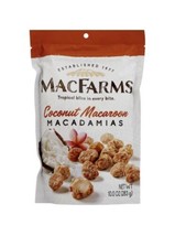 Macfarms Coconut Macaroon Macadamias 10 Oz (pack Of 2) - £76.76 GBP