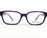 Miraflex Niños Gafas Monturas Dani C.62 Purple Rectangular Full Borde 47... - $69.76