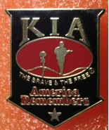 KIA The Brave &amp; The Free America Remembers Pin  - €5,18 EUR
