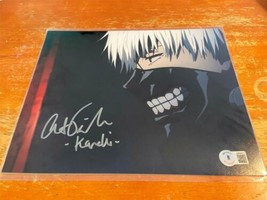 Austin Tindle Ken Kaneki Tokyo Ghoul Autograph 8x10 Photo Bam Anime COA Beckett - £20.87 GBP