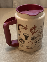 Vintage Travel Coffee Mug- Zion National Park Cream/Red Native Art EUC - £11.31 GBP