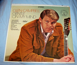 1967 Glen Campbell-Gentle On My Mind Record Album-Capitol Records-Lot 184 - £10.94 GBP
