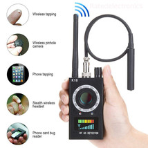 Anti Spy Hidden Camera Finder Detector K18 Bug security Camera Detector RF Audio - £27.96 GBP