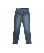 NYDJ Jeans Size 6 Blue Womens Denim Skinny Cotton Blend Stretch Lift Tuc... - £18.13 GBP