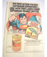 1983 Color Ad Superman Peanut Butter with Superman - €6,93 EUR