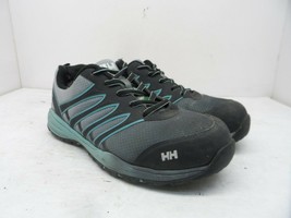 HELLY HANSEN Women&#39;s Adel Aluminum Toe CP Safety Work Shoe Black/Gray/Bl... - $17.80