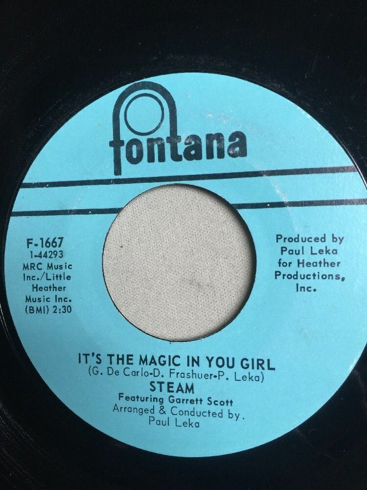 Steam featuring Garrett Scott - It's The Magic In You Girl/Na Na Hey Hey SINGLE Item image 2