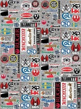 10+ Assorted Gun Pistol Rifle Hunting Decals Pack Lot 9mm AR + Random Ex... - $6.88