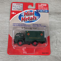 CMW Mini Metals HO Scale &#39;53 White REA Truck - New on Good Card - $19.95