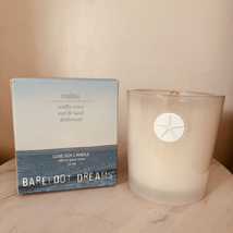 Barefoot Dreams Malibu Soy Candle, Clean Crisp, 100 Hours  Burn, White, NWT - £36.51 GBP