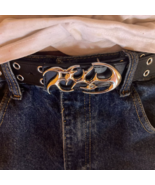 Stylish Y2K Hollow Punk Belt – PU Leather Waist Belt for Men/Women, Gift... - $24.33