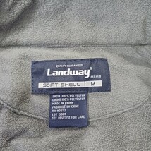 Landway Soft Shell Vest Men's Size Medium Black ACACIA Logo 3-Layer Bonded image 6