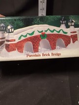Vintage Dickens Keepsake Christmas Village Hand Crafted Porcelain Brick ... - $12.83
