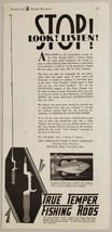 1930 Print Ad True Temper Toledo Fishing Rods American Fork Hoe Clevelan... - £10.39 GBP