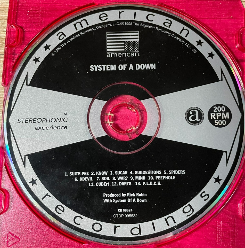 System of a Down by System of a Down (CD, 1998): DISC ONLY, Heavy Metal - $10.88