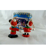 Disney Mickey &amp; Minnie Mouse Caroler  Christmas Ornaments 2.75&quot; + vintag... - £12.37 GBP