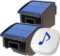 Solar Wireless Driveway Alarm System-1/4 Mile Long Transmission Range-S - $162.65