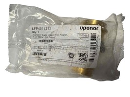 Uponor LFP4511313 ProPEX LF Brass Copper Press Adapter 1.1/4&quot; PEX x 1.1/4&quot; - £19.12 GBP