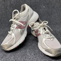 NEW BALANCE 470 V2 Running Shoe White Pink Silver Women&#39;s Size 7 B Width WR470WP - £45.82 GBP