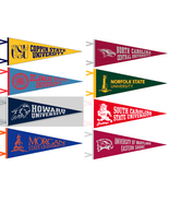 Set of 8 MEAC HBCU Conference Schools - Wool Felt Pennants - $151.92
