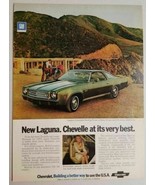1973 Print Ad Chevelle Laguna Colonnade Hardtop Coupe Chevrolet - £10.00 GBP