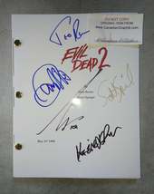 Evil Dead 2 Cast Hand Signed Autograph Script COA - $400.00