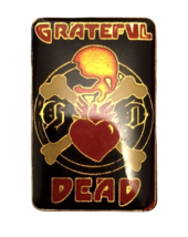 Vintage Grateful Dead PIN Reckoning Rick Griffin Album Art Metal Enamel 1980s - £167.92 GBP