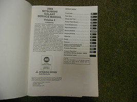 2004 Mitsubishi Galant Service Repair Shop Manual Vol 3 Oem 04 Factory - £15.33 GBP