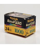 Kodak Royal Gold 24 Exposure 1000 35 mm Film New Old 12/1997 Unopened Box - $240.20 MXN