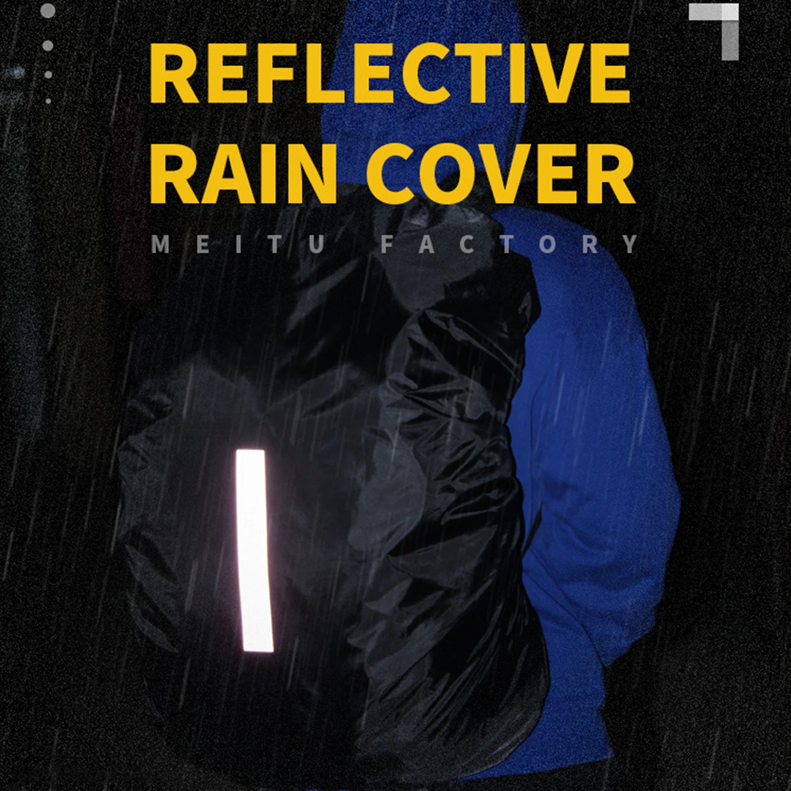 Sporting Waterproof Backpack Rain Cover Anti Slip Ultralight Compact Portable Ba - £23.43 GBP