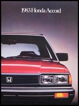 1983 Honda Accord ORIGINAL Dealer Color Brochure - £8.25 GBP