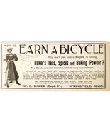 W.G. Baker Teas Bicycles 1897 Advertisement Victorian Bikes Spices ADBN1A6 - $27.56 CAD