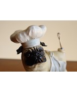 Westland Giftware PUGNACIOUS Pug CHEF Baker Figure Whisk Tail Small Blem... - $4,617.42 MXN