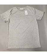 LLULLUAPPLE T-shirt Women&#39;s Short Sleeve Crew Neck Basic T Shirts Tops Grey - £23.31 GBP