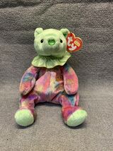 Ty Beanie Babies August the Peridot Birthday Bear Retired 2001 Kg Plush - $11.88