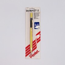 Vintage Japan Pentel 0.5MM A125 Sharplet-2 Mechanical Pencil Yellow - Ne... - $14.15