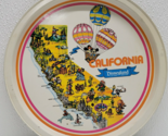 Vintage Disneyland California Map Metal Serving Plate Tray Souvenir Mickey - $14.84