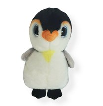 Ty Plush Penguin Pongo 10 Inch Gray White Stuffed Zoo Animal Kids Toy - $16.74