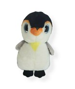 Ty Plush Penguin Pongo 10 Inch Gray White Stuffed Zoo Animal Kids Toy - $16.74