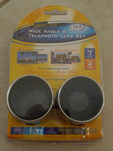 Digital Concepts Digital Camera Video Wide Angle &amp; Telephoto Lens Set KIT-1337R - £29.53 GBP